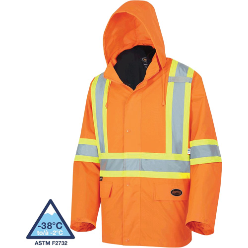 5632 Manteau 3 en 1 The Rock, Orange haute visibilit&eacute;, T-petit Rock Safety Industrial Ltd
