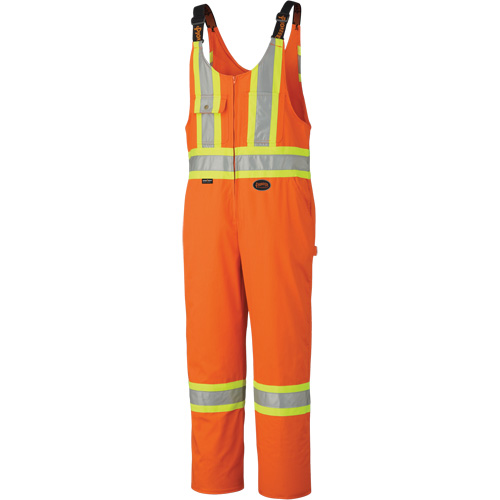 6617Z Safety Overalls with Leg Zippers, Poly-Cotton, 36, High Visibility Orange Rock Safety Industrial Ltd