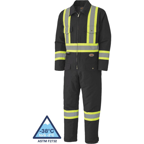 5539BKA Quilted Duck Coveralls, Small, Black Rock Safety Industrial Ltd
