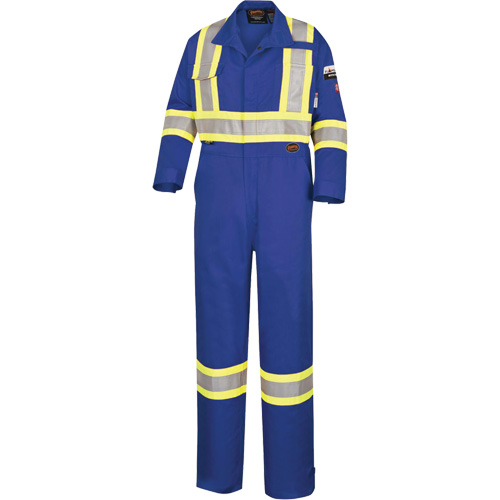 5558A Combinaison ignifuge &agrave; haute visibilit&eacute;, Taille 38, Bleu royal, 11 cal/cm² Rock Safety Industrial Ltd