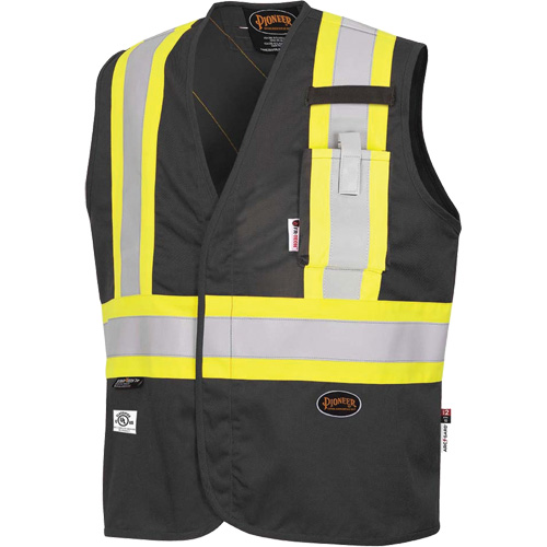 7729 Veste r&eacute;sistante aux arcs &eacute;lectriques FR-Tech, Petit, Noir, 10 cal/cm² Rock Safety Industrial Ltd