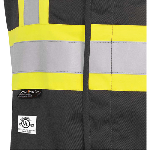 7729 Veste r&eacute;sistante aux arcs &eacute;lectriques FR-Tech, Petit, Noir, 10 cal/cm² Rock Safety Industrial Ltd
