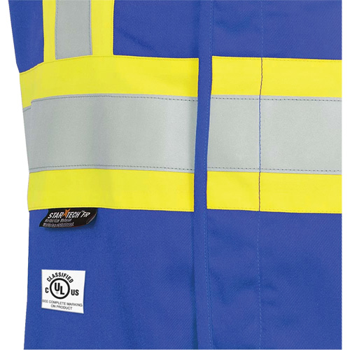 7730 Veste r&eacute;sistante aux arcs &eacute;lectriques FR-Tech, Petit, Bleu royal, 10 cal/cm² Rock Safety Industrial Ltd