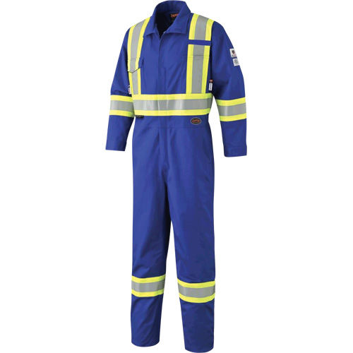 7704 Combinaison &agrave; haute visibilit&eacute; FR-Tech, Taille 42, Bleu royal, 10 cal/cm²/9,7 cal/cm² Rock Safety Industrial Ltd
