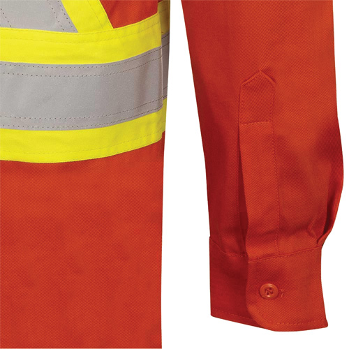 7743 Chemise de s&eacute;curit&eacute; ignifug&eacute;e FR-Tech, Petit, Orange haute visibilit&eacute; Rock Safety Industrial Ltd