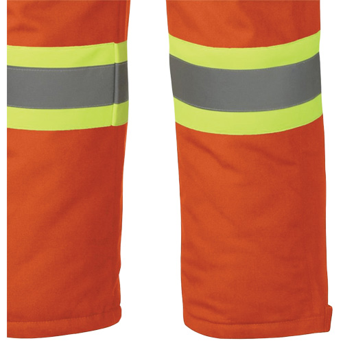 5534A Flame-Resistant Quilted Safety Overalls, Small, Orange Rock Safety Industrial Ltd