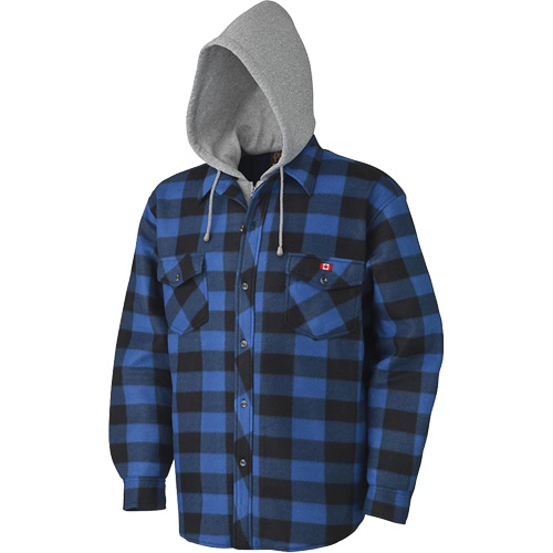 415SS Quilted Hooded Shirt, Men's, Small, Multi-Colour Rock Safety Industrial Ltd