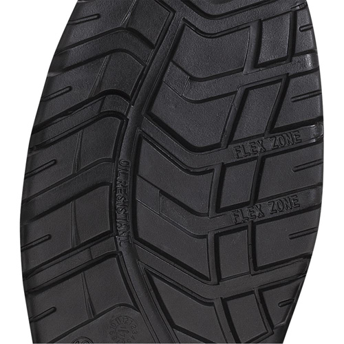 1028 Bottes de travail 8" marron, Cuir, Embout Acier, Taille 10 Rock Safety Industrial Ltd