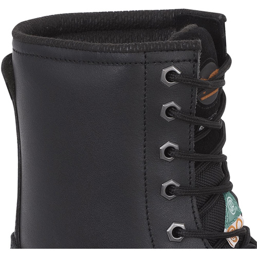 1027 Bottes de travail 8" noires, Cuir, Embout Acier, Taille 14 Rock Safety Industrial Ltd