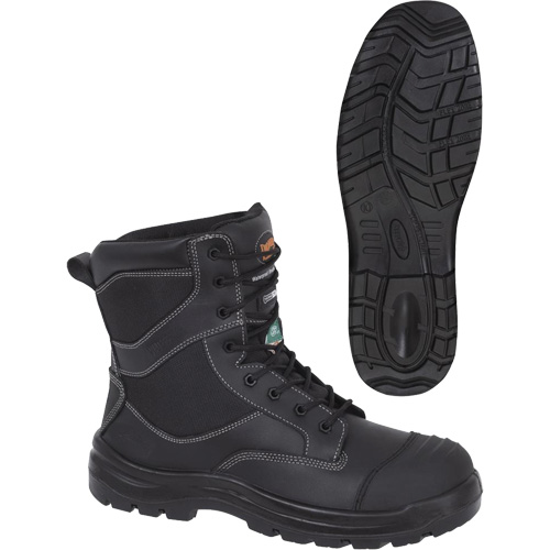 1050 Bottes de s&eacute;curit&eacute; composites noires, Cuir, Taille 14, Imperm&eacute;able Rock Safety Industrial Ltd