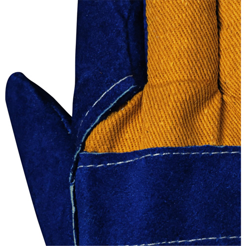 630 Gants d'appareilleur isol&eacute;s bleus, Taille unique, Paume en Cuir de vache refendu, Doublure en Boa Rock Safety Industrial Ltd