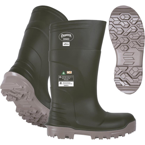 B105FUL.GR Bottes Pioneer Ultra, Polyur&eacute;thane, Embout Acier/Composite, Pointure 6, Semelle R&eacute;sistant aux perforations Rock Safety Industrial Ltd