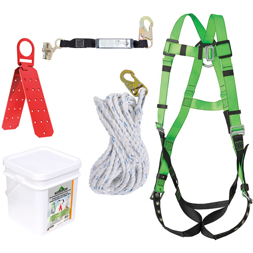 RK8-50 Grommeted Fall Protection Kit, Roofer's Kit Rock Safety Industrial Ltd
