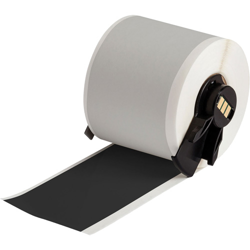 All-Weather Permanent Adhesive Label Tape, Vinyl, Black, 2" Width Rock Safety Industrial Ltd