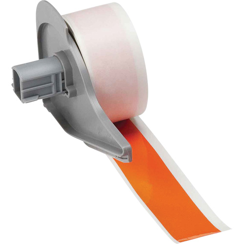 All-Weather Permanent Adhesive Label Tape, Vinyl, Orange, 1" Width Rock Safety Industrial Ltd