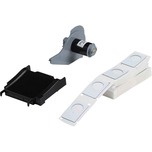 Raised Panel Labels, Polyester, 1.2" L x 1.9" H, Black Rock Safety Industrial Ltd