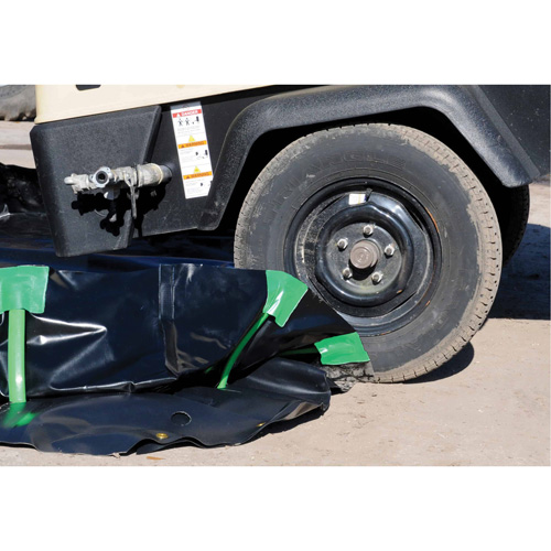 Berme Ultra-Containment Berm, Capacit&eacute; 269 gal. US, 6' la x 6' lo x 12" h, Paroi &agrave; piquets Rock Safety Industrial Ltd
