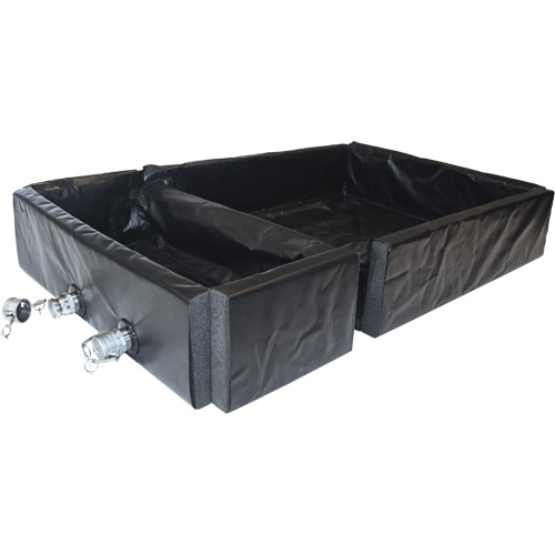 Berme Ultra-Track Berm, Capacit&eacute; 144 gal. US, 4' la x 6' lo x 12" h, Paroi en mousse Rock Safety Industrial Ltd