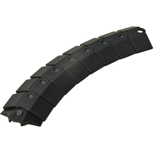 Small Ultra-Sidewinder Cable Protection System avec capuchons, 39,5" x 3" x 0,8", 2000 lb (1 tonne) Rock Safety Industrial Ltd