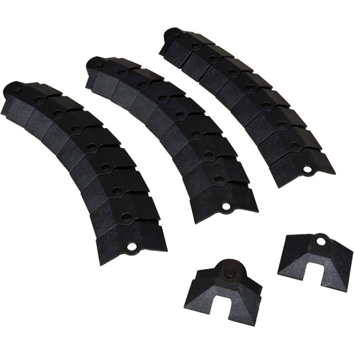 Large Ultra-Sidewinder Cable Protection System&reg; with Endcaps, 34" x 13.6" x 2.1", 260 lbs. (0.13 tons) Rock Safety Industrial Ltd