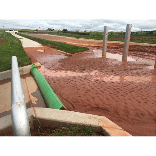 Green Ultra-Silt Dike&reg;, 7' L x 5' W Rock Safety Industrial Ltd