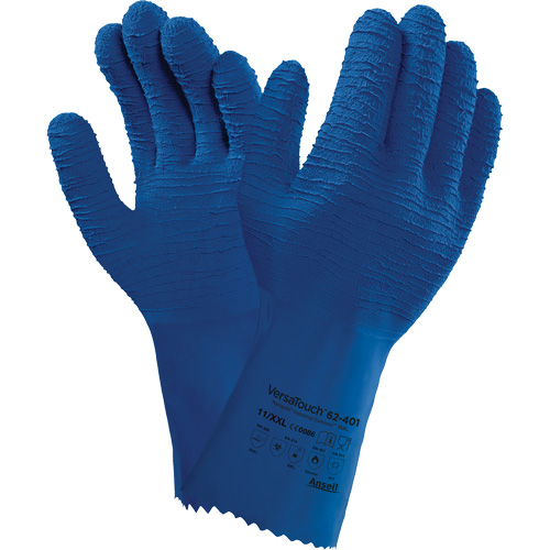 Gants Alphatec 62-401, Taille 7, 12,6" lo, Latex de caoutchouc, Doublure en Coton Rock Safety Industrial Ltd