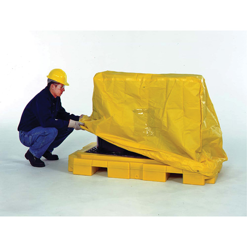 Ultra-Spill Pallet P2 Plus, b&acirc;che de recouvrement Rock Safety Industrial Ltd