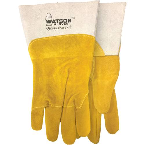 Gants de soudure robustes, Cuir fleur de ch&egrave;vre/Cuir de vache refendu, Taille Moyen Rock Safety Industrial Ltd