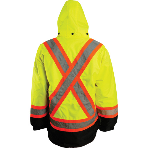 7-in-1 Jacket, Polyester, High Visibility Orange, 2X-Large Rock Safety Industrial Ltd