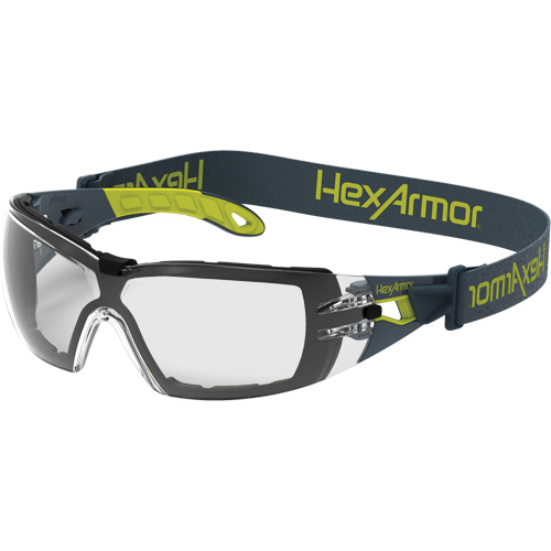 Lunettes de s&eacute;curit&eacute; MX200G TruShieldS Wraparound, Lentille Transparent, Antibu&eacute;e/Anti-&eacute;gratignures, ANSI Z87+/R&eacute;pond ou surpasse la norme CSA Z94.3 Rock Safety Industrial Ltd