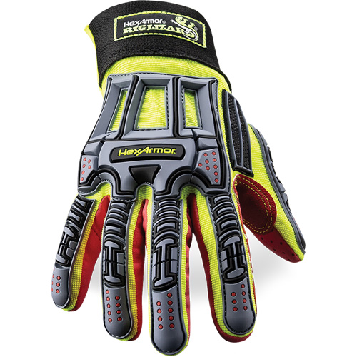 Gants r&eacute;sistants aux coupures Rig Lizard 2028X, 6/T-petit, Paume en Synth&eacute;tique/PEHP, Poignet &eacute;lastique/Boucle et crochet Rock Safety Industrial Ltd