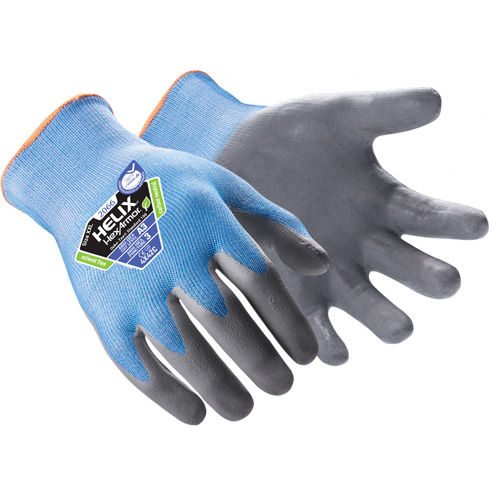 Gants r&eacute;sistants aux coupures Helix 2066, Taille 6/T-petit, Calibre 15, Rev&ecirc;tement Mousse de nitrile, Enveloppe en Dyneema, ASTM ANSI niveau A3 Rock Safety Industrial Ltd
