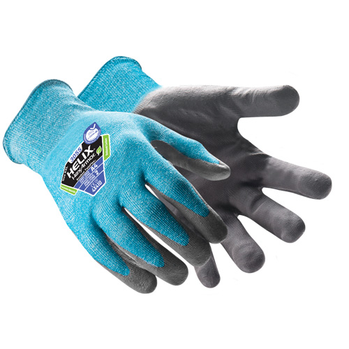 Helix&reg; 3055 Bamboo TwinFlex&reg; Cut-Resistant Gloves, Size 5/2X-Small, 18 Gauge, Nitrile Coated, HPPE/Polyamide Shell, ASTM ANSI Level A4 Rock Safety Industrial Ltd