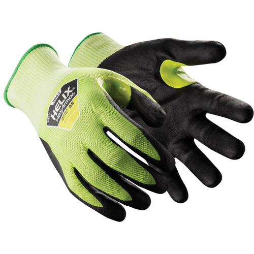 Gants r&eacute;sistants aux coupures Helix 3062, Taille 6/T-petit, Calibre 18, Rev&ecirc;tement Mousse de nitrile, Enveloppe en PEHP, ASTM ANSI niveau A9 Rock Safety Industrial Ltd