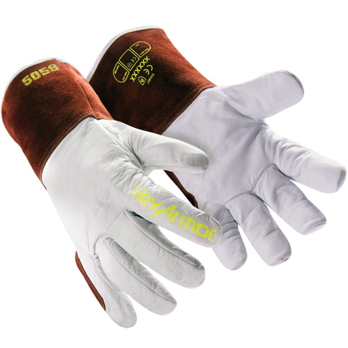 Gants de soudage HeatArmor 5058, Cuir fleur de ch&egrave;vre, Taille Petit/7 Rock Safety Industrial Ltd
