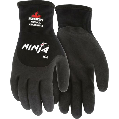 Gants dhiver isol&eacute;s Ninja Ice, Moyen, R&ecirc;vetement HPT, Calibre 15, Enveloppe en Nylon Rock Safety Industrial Ltd
