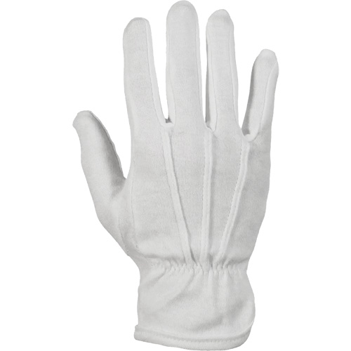 Classic Inspectors Parade Gloves, Cotton/Nylon, Unhemmed Cuff, 8/Medium Rock Safety Industrial Ltd