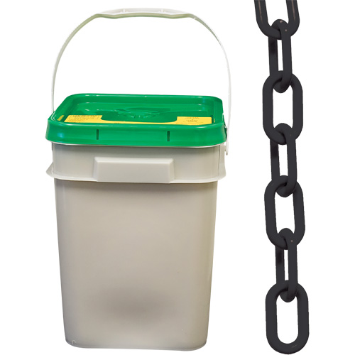 Chaîne de s&eacute;curit&eacute; en plastique robuste, Noir Rock Safety Industrial Ltd