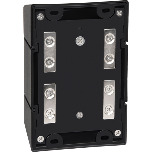 Barri&egrave;re murale magn&eacute;tique avec bande magn&eacute;tique, Plastique, Fixation magn&eacute;tique, 15', Ruban Noir et jaune Rock Safety Industrial Ltd