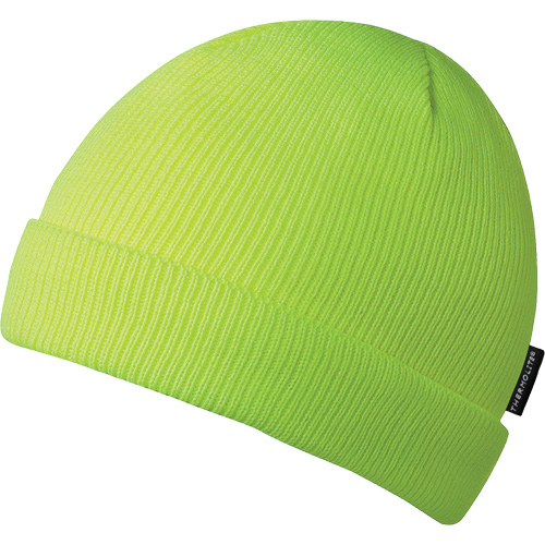 5567A Tuque, Doublure en Acrylique, Taille unique, Jaune lime haute visibilit&eacute; Rock Safety Industrial Ltd