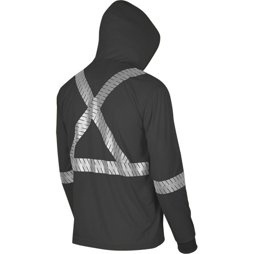 6966 Bird's-Eye Safety Hoodie, Small, Black Rock Safety Industrial Ltd