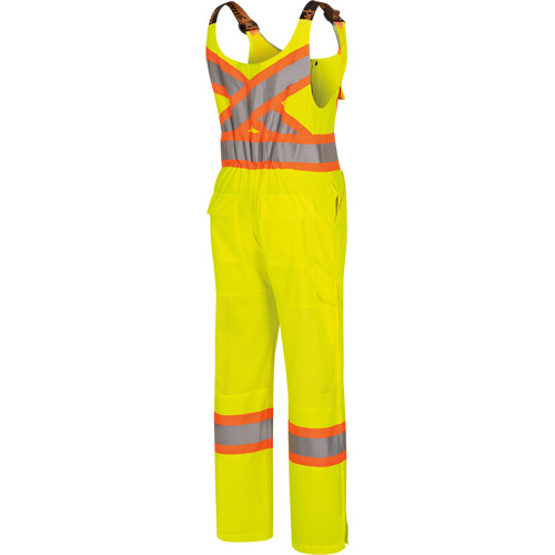 6000W Women's High-Visibility Traffic Safety Overalls, Polyester, X-Small, High Visibility Lime-Yellow Rock Safety Industrial Ltd
