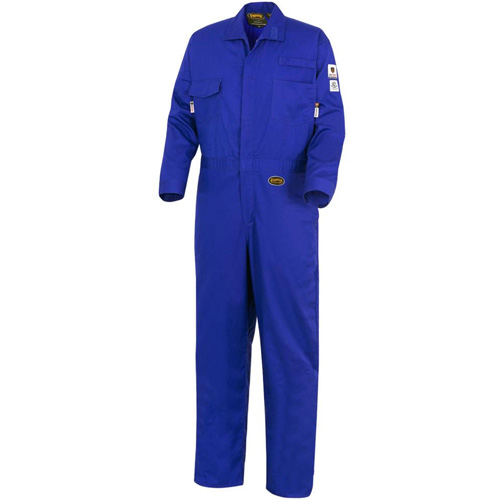 7779T Combinaisons ignifuges r&eacute;sistants aux arcs &eacute;lectriques 88/12 FR-Tech, Taille 40 (grand taille), Bleu royal, 10 cal/cm² Rock Safety Industrial Ltd