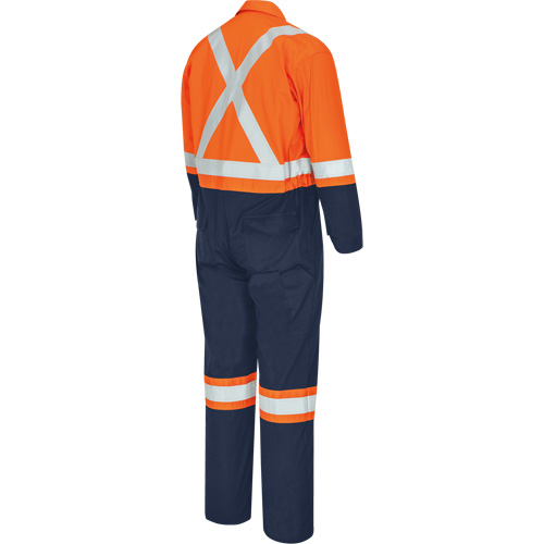 7702BBT Combine de s&eacute;curit&eacute; deux tons FR-Tech, Taille 40 (grand taille), Bleu marin/Orange, 10 cal/cm² Rock Safety Industrial Ltd