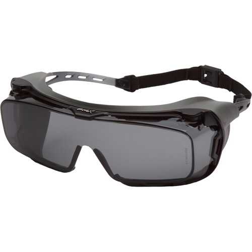 Lunettes de s&eacute;curit&eacute; Cappture, Lentille Gris, Antibu&eacute;e, ANSI Z87+/R&eacute;pond ou surpasse la norme CSA Z94.3 Rock Safety Industrial Ltd