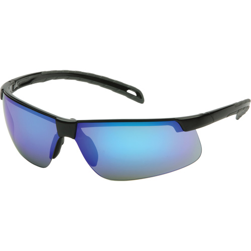 Ever-Lite&reg; Safety Glasses, Blue Mirror Lens, ANSI Z87+/Meets/Exceeds CSA Z94.3 Rock Safety Industrial Ltd