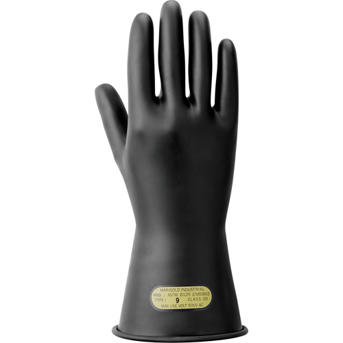 Gants isolants pour travaux &eacute;lectriques, ASTM classe 00, Taille 8,5, 11" lo Rock Safety Industrial Ltd