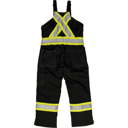 Ripstop Insulated Safety Bib Overall, Polyester, X-Small, Black Rock Safety Industrial Ltd