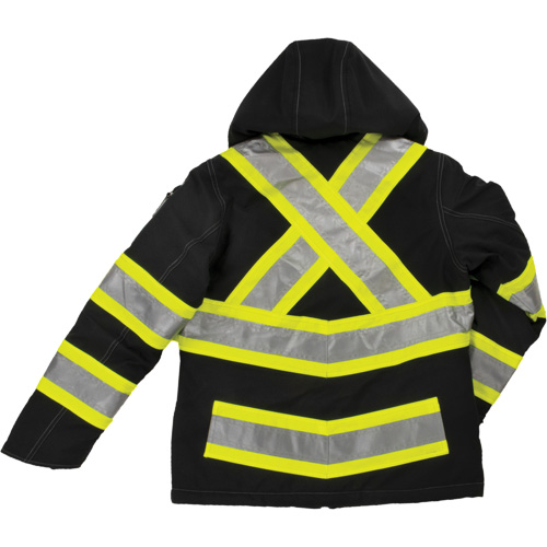 Manteau de s&eacute;curit&eacute; isolant et extensible pour femmes, Polyester, Noir, Petit Rock Safety Industrial Ltd