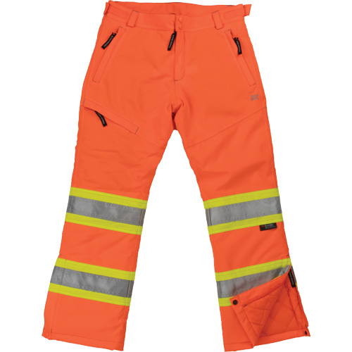 Pantalon de s&eacute;curit&eacute; isolant et extensible pour femmes, Polyester, Moyen, Orange haute visibilit&eacute; Rock Safety Industrial Ltd